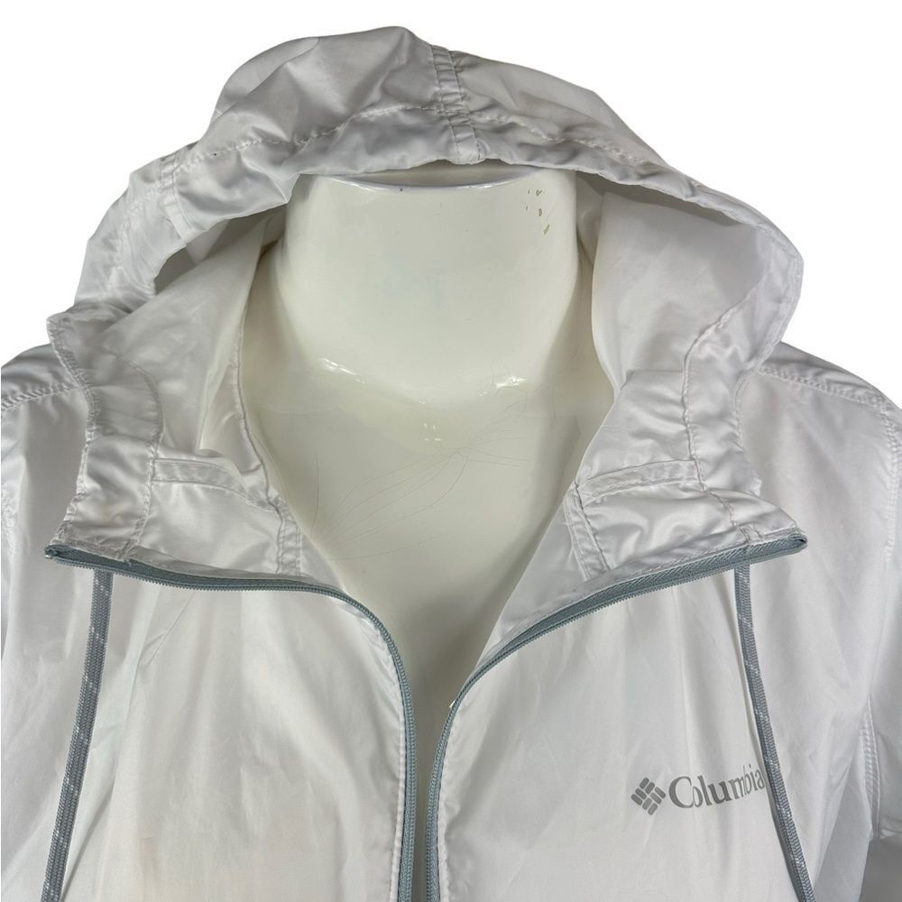 Columbia black and white zip front wind breaker jacket size XL - Picture 2 of 9